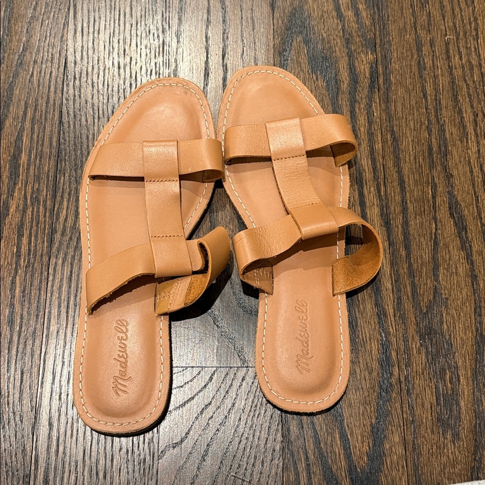Madewell The Boardwalk T-Strap Slide Sandal - Picture 3 of 3